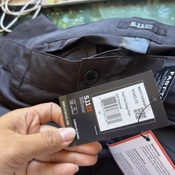 5.11 fast tac cargo pants In Charcoal Size 44x32 $65 - Picture 5 of 6